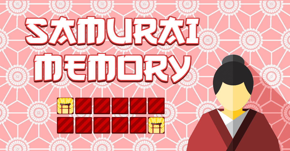 Jan Dyrda Memory Memo samurai asian ninja Unity3D Unity gamedev game development game developer