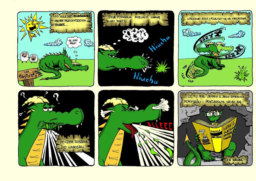 Jan Dyrda Ernie the Dragon comics dragon