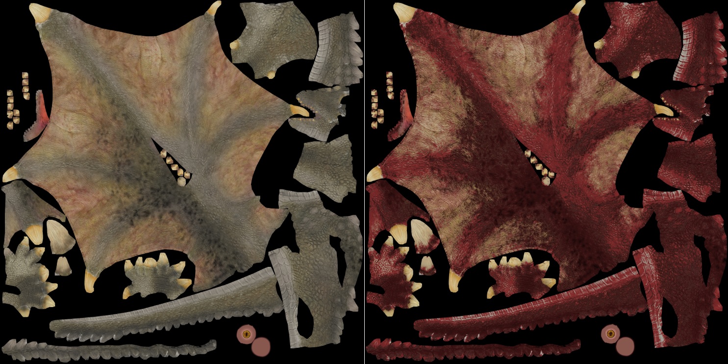 Jan Dyrda dragon recoloring texture