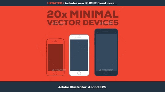 20 Minimal Vector Devices discount asset envato free assets