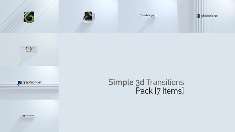 3D Simple Transitions Pack discount asset envato free assets
