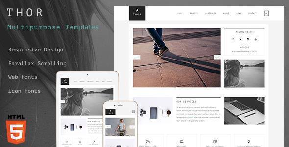 Thor - HTML5 Creative Template free envato asset file