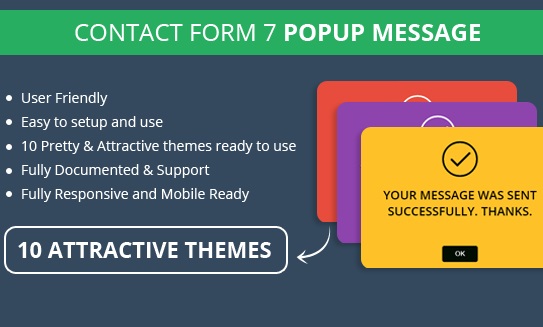 Contact Form 7 Popup Message free envato asset file